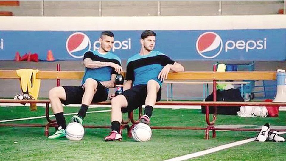 Da Bulciago allo spot per la Pepsi «Tra me e Icardi un’intesa perfetta» Da Bulciago allo spot per la Pepsi «Tra me e Icardi un’intesa perfetta»