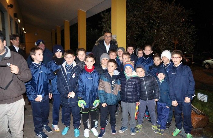 EX GIOCATORE DELL'INTER BEPPE BERGOMI IN VISITA ALLA SCUOLA CALCIO DI MISTER BUTTI , SALA AL BARRO - LECCO 21 GENNAIO 2015 - EX GIOCATORE DELL'INTER BEPPE BERGOMI IN VISITA ALLA SCUOLA CALCIO DI MISTER BUTTI , SALA AL BARRO - LECCO 21 GENNAIO 2015 -