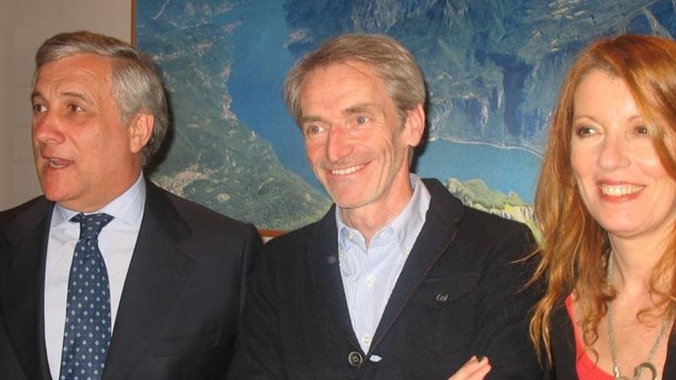 Tajani: «Negrini è il sindaco del fare» Tajani: «Negrini è il sindaco del fare»