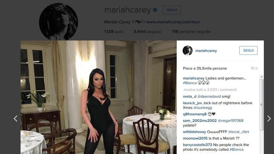 Mariah Carey è sul lago Prove blindate dello show Mariah Carey è sul lago Prove blindate dello show