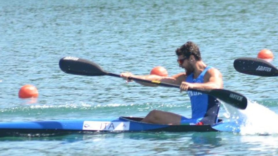 Ultimo posto nella in finale B il K4 1000 con Nicola Ripamonti Ultimo posto nella in finale B il K4 1000 con Nicola Ripamonti