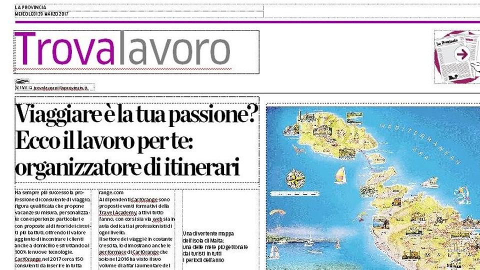 Con La Provincia il Trovalavoro Oggi 500 offerte di impiego Con La Provincia il Trovalavoro Oggi 500 offerte di impiego