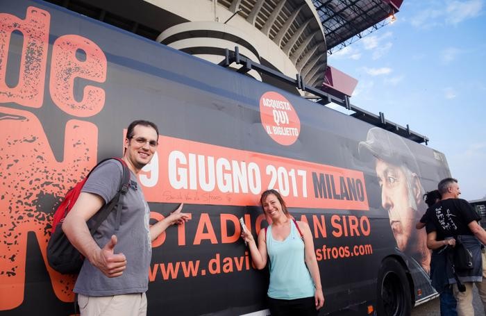 Como pomeriggio tutti in attesa per il grande concerto di Davide Van De Sfroos a San Siro