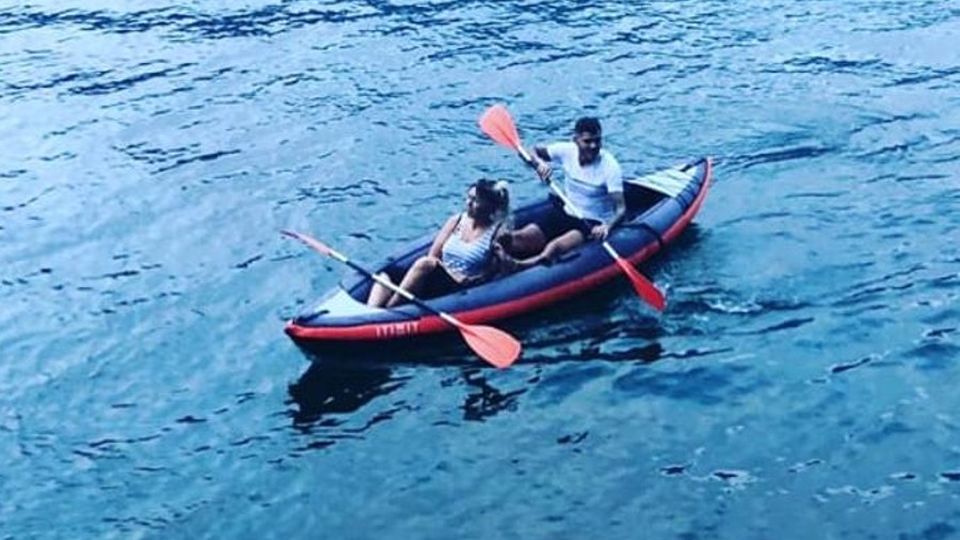 Icardi, Wanda Nara e Lisandro Lopez Kayak sul Lario per i vip del calcio Icardi, Wanda Nara e Lisandro Lopez Kayak sul Lario per i vip del calcio