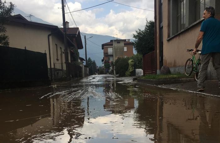 Dervio è allagata