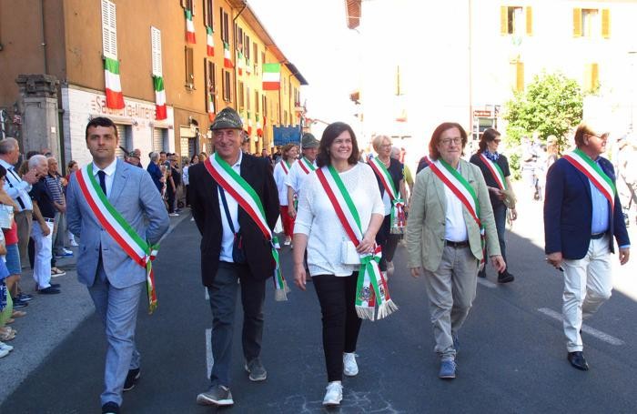 Numerosi anche i sindaci o loro delegati che hanno partecipato alla sfilata di Albavilla