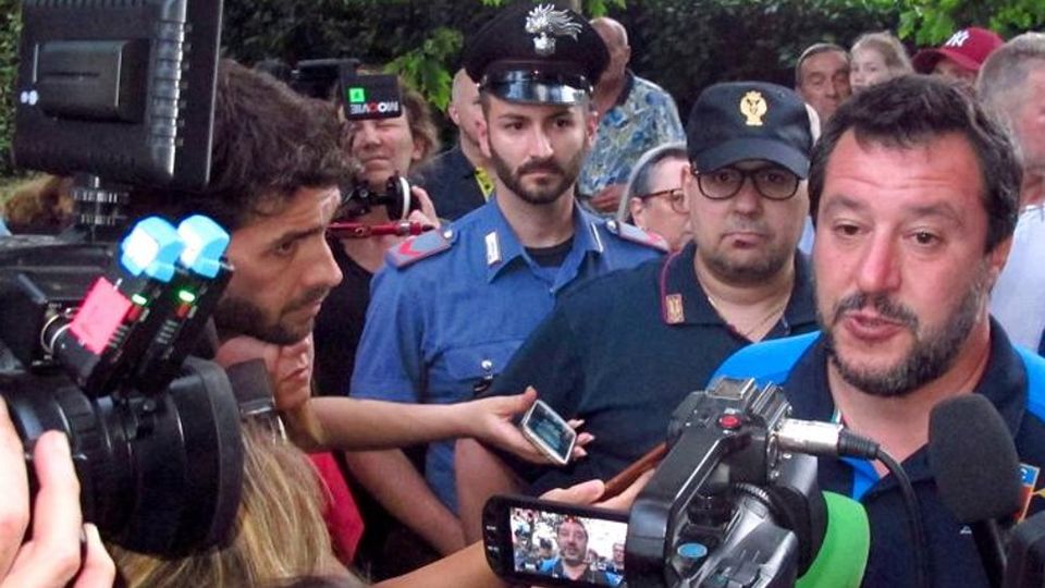 Matteo Salvini a Cantù alla festa della Lega Matteo Salvini a Cantù alla festa della Lega