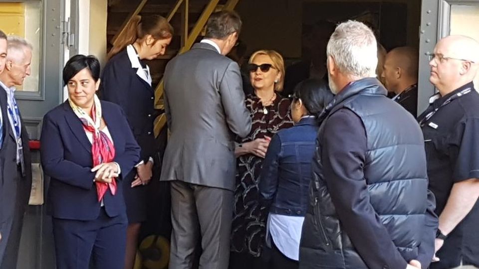 Hillary Clinton lascia Como «Posto incantevole, tornerò» Hillary Clinton lascia Como «Posto incantevole, tornerò»