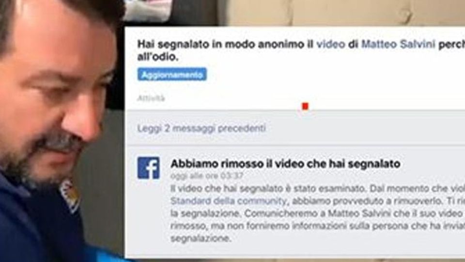 I ritardi di Facebook su Salvini al citofono I ritardi di Facebook su Salvini al citofono