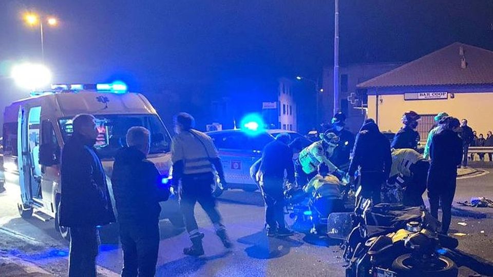 Incidente sulla Vallassina Un ferito gravissimo a Monguzzo Incidente sulla Vallassina Un ferito gravissimo a Monguzzo