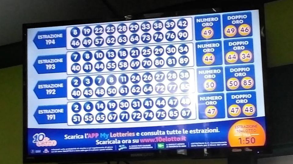 Eupilio, “doppio oro” da 100 mila euro La vincita con una puntata di 4 euro Eupilio, “doppio oro” da 100 mila euro La vincita con una puntata di 4 euro
