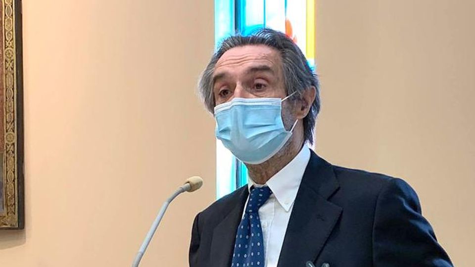 Covid, Fontana: «Frenata di contagi, la Lombardia resta in zona gialla» Covid, Fontana: «Frenata di contagi, la Lombardia resta in zona gialla»