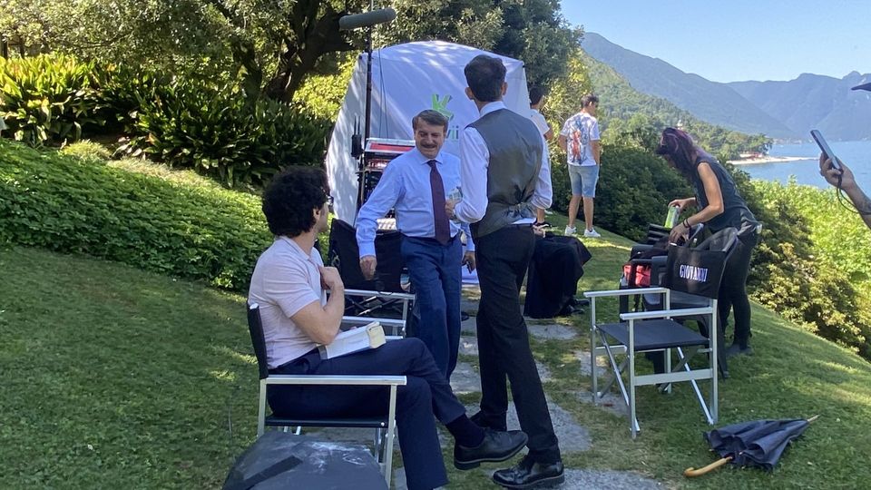 Bellagio ciak si gira: Aldo, Giovanni e Giacomo sul set Bellagio ciak si gira: Aldo, Giovanni e Giacomo sul set