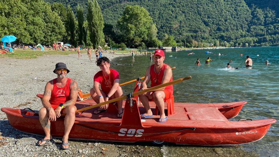 Rischiano di annegare per un pallone Rischiano di annegare per un pallone