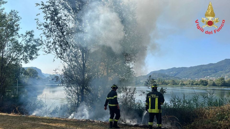 Lavello, è il quinto incendio in dieci giorni Lavello, è il quinto incendio in dieci giorni