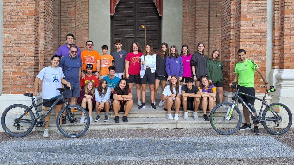 Fiaccolata pedalando da Caravaggio a Olginate Fiaccolata pedalando da Caravaggio a Olginate